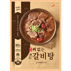 특가세일 행사중!! 강부자 뼈없는 갈비탕7팩+1팩 (총8팩) 무료배송!!, 800g, 8개