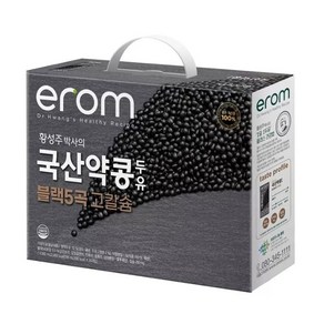 [코스트코]이롬 약콩 두유 블랙5곡 고칼슘 190ml, 24개