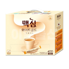 맥심 화이트골드 커피믹스 400T 커피 한잔의 여유, 12g, 400개입, 1개