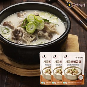 강강술래 사골 꼬리곰탕 500g, 3개