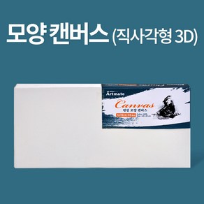 아트메이트 모양캔버스 직사각형 3D 40x20x4cm, 5개