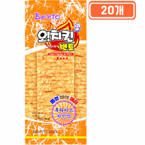 PB 벤토 오징어치킨 (후라이드치킨엔스파이시), 20개, 7g