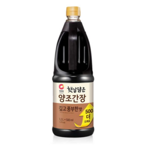 백앤 청정원 양조간장 깊고 풍부한 맛, 1개, 17ml