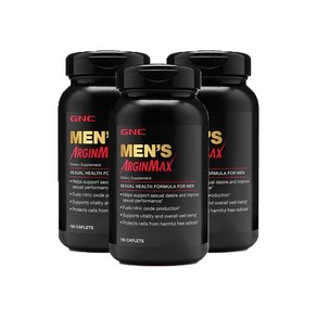 GNC 남성용 알진맥스 180정 (캐플렛) Mens Agin 180caplets 아르긴맥스 -3개 SET, 540정, 1세트