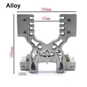 다기능 새총 헤드 야외 지지대 스테인레스 스틸 롱 로드 부품 20 60 활, 15 alloy, 1개