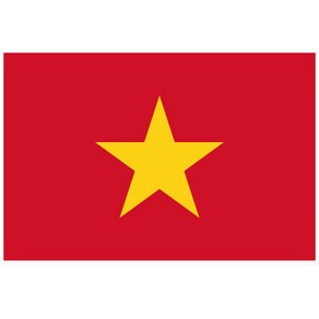 90x60 중형 베트남 국기 vietnam flag, 1개, 네이비