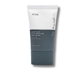 Anua Heatleaf Silky Moistue Sun Ceam 아누아 어성초 실키 모이스처 선크림 50ml SPF50+PA++++, 2개