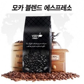 베라커피 원두 모카 블렌드 1kg, 1개, 모카포트