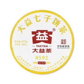 대익차 보이차 연 숙차, 357g, 2개, 1개입