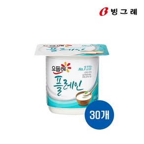 빙그레 요플레 플레인 85g 30개