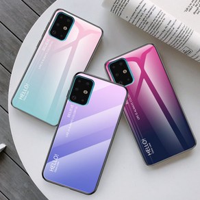 신서엔코 홍미노트10케이스 홍미노트10프로케이스 샤오미노트10케이스 샤오미노트10프로 Xiaomi Redmi case SCH-2552 그라데이션 강화글라스 휴대폰 케이스