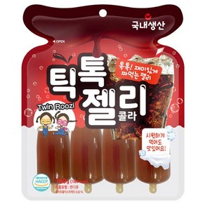 쌍둥이루지 틱톡 젤리 콜라 (40g x 4개입) 160g, 1개, 40g