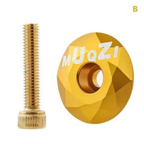 스템 탑 캡 자전거 헤드셋 커버 MTB 도로 접이식 액세서리 M6x30mm 나사 포함, 02 B, 한개옵션0