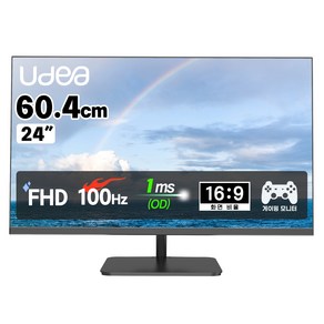 유디아 FHD 제이씨현 EDGE 유케어 VA 홈엔터 100Hz 24인치 모니터, ED2438SC-VA(무결점), 60.4cm