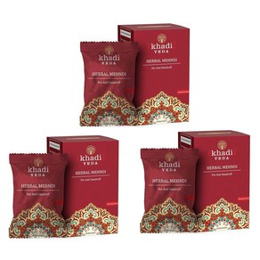 인도정품 Khadi Veda 카디 베다 허브 멘디 헤나 파우더 100g (브라운), 1개, 부르고뉴