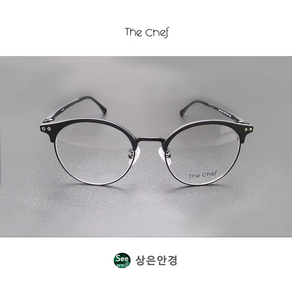 더 셰프 타파스 The Chef Tapas c soy 무광 블랙 / 블랙 49 사이즈 라운드 하금테 안경