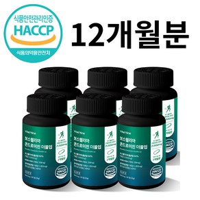 보스웰리아콘드로이친 관절 보스웰리아효능 보스웰릭산 65% 이상 600mg, 6개, 60정