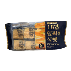 18겹 밀푀유 식빵 (80g x 8)