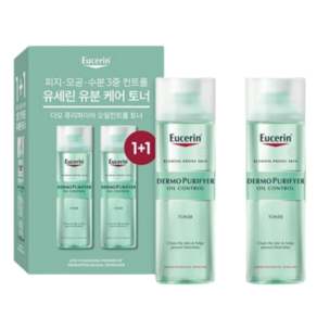 [인기 BEST] [1+1] 유세린 더모퓨리파이어 토너 더블 기획 피지 모공 수분, 1세트, 200ml+200ml