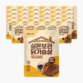 미트리 실온보관 닭가슴살 허니소이, 120g, 30개