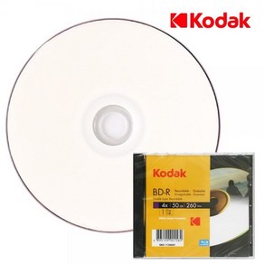 KODAK 블루레이 BD-R 프린터블 4배속 50GB 쥬얼/10매