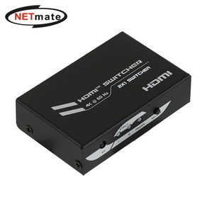 강원전자 넷메이트 NM-PTS02 4K 60Hz HDMI 2.0 2:1 선택기(리모컨), 본상품선택