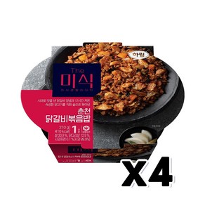 더미식 춘천 닭갈비볶음밥 즉석간편식 210g x 4개