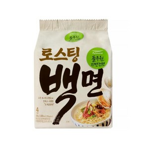 풀무원 자연건면 로스팅 백면 101.5g (멀티팩)