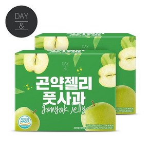 [참앤들황토농원] 데이앤 풋사과 곤약젤리 130ml x 10포 2박스(총20팩), 20개