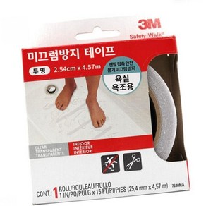 3M 논슬립 욕실 투명 미끄럼방지테이프 미끄럼방지논슬립 욕조미끄럼방지, 1개