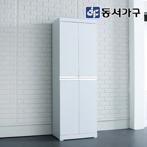 동서가구 케이화이트 600 양문 도어 4단 주방수납장 DFAC5952