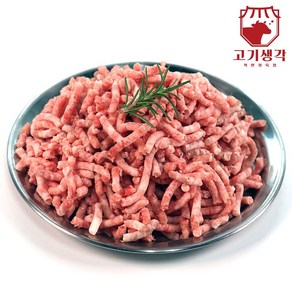 고기생각 국내산 한돈 돼지 다짐육 냉동 1kg 찌개 갈은 다진 돼지고기 간고기, 1개