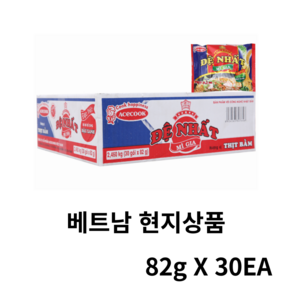 베트남 에이스쿡 ACECOOK DE NHAT 라면, 30개