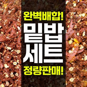 실제 낚시점에서 판매하는 낚시야 밑밥 세트 1세트 감성돔 벵에돔 미끼 밑밥, 11g