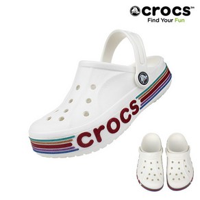 [크록스] CROCS 바야밴드 레인보우 글리터 클로그 토들러 209731-100