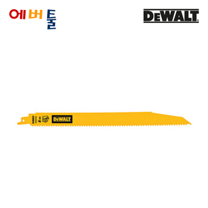 디월트 DWAR106 터프 컷쏘날 철거용 못박힌목재 12인치 6TPI 낱개, 1개