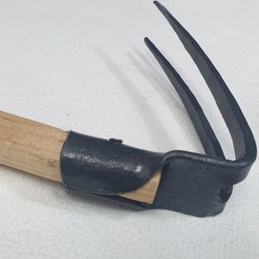 여물 쇠스랑 2발 고무자루 괭이 갈고리 벌초 조개끌개 해루질 바지락 정원 밭갈기 풀제거, 1개