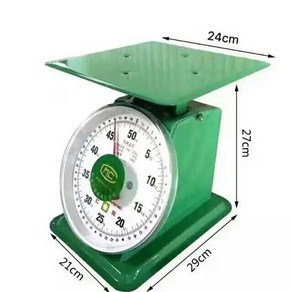 계랑저울 업소용 원판 용수철저울 100kg 가정용저울 50kg 음식판매대저울 쟁반저울 기계, 30kg