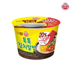 오뚜기 맛있는 컵밥 톡톡김치알밥, 222g, 12개