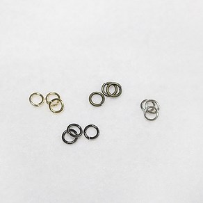 오링 ㅇ링(4mm) - 4컬러 jgq 악세사리부자재 키링부자재, 4mm(니켈30개), 30개