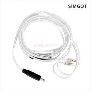 Simgot LC3T 심갓 Type-C 프리미엄 2pin C타입 이어폰 교체용 케이블 선 [사운드캣/정품], 단품, 단품