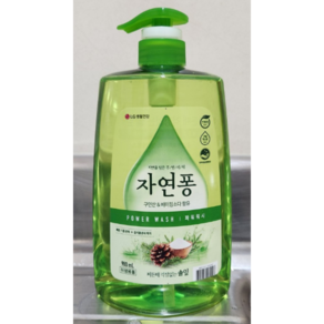 자연퐁 찌든때 걱정없는 솔잎 파워워시 주방세제 용기형, 980ml, 2개