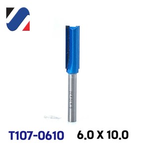백제 트리머비트 평비트 T1070604 4mm 트리머날 목공용, T1070610 10mm, 1개