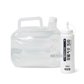 이도팜 소노젤리 투명 블루 5L +250ml 공병 소노겔 초음파젤 ECG