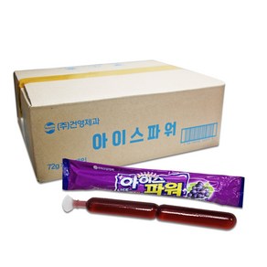 건영 아이스파워 포도맛 72g, 50개