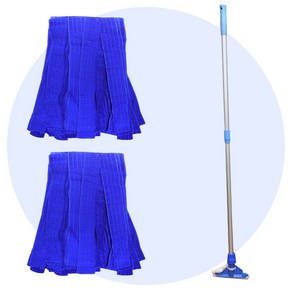미소진몰 바둑 마포걸레 280g + 알미늄 마포대 세트, 1개