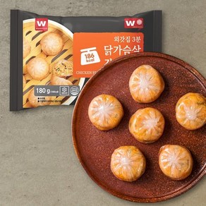 [외갓집] 간단식단 닭가슴살 김치만두 180g X 3팩, 3개