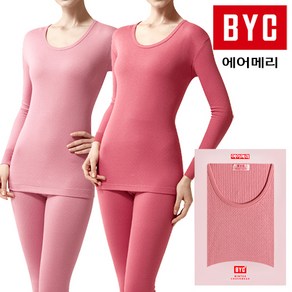 [BYC] BYT6683 에어메리 여성상하세트 / 여성순면내복내의