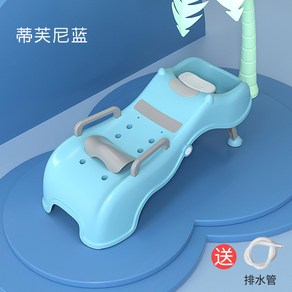 이동식 성인샴푸의자 깁스 허리통증 샴푸의자 숄 샴푸 다리깁스 의자 보통모델, 4 [베이직0-13세]블루 송배수관, 1개