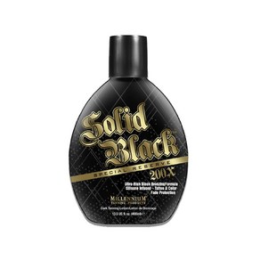 미국발송 밀레니엄 태닝 솔리드 블랙 스페셜 리저브 200X 기계태닝로션 400ml 1개